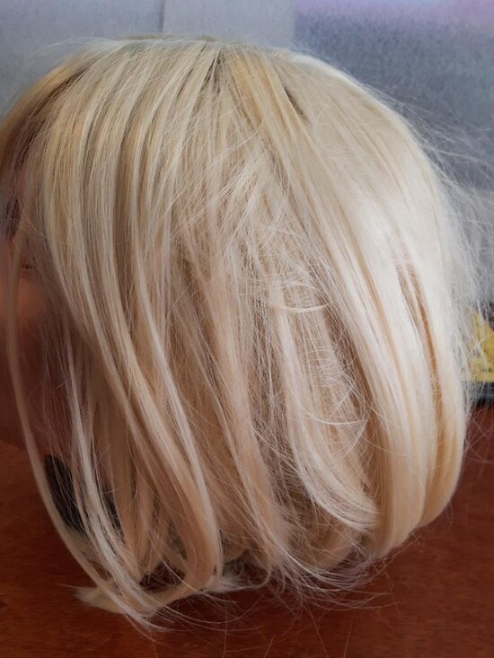 NEW ! Women Short Wig 13 Inch Straight Blonde main image 6